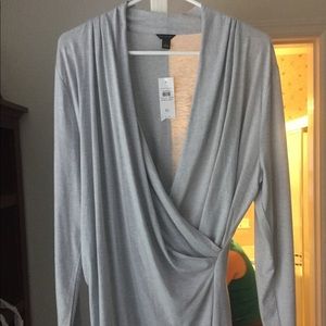 Ann Taylor gray shirt!